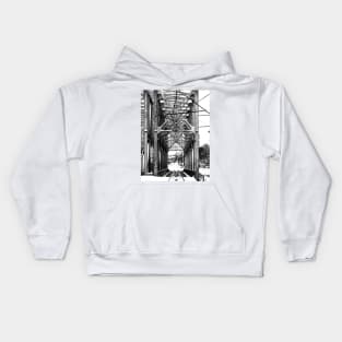 Old railway bridge Kids Hoodie